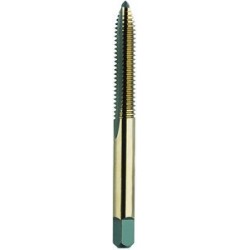 #0-80 Plug H1 Spiral Point 2 Flutes High Speed Steel Black & Gold Made In U.S.A.