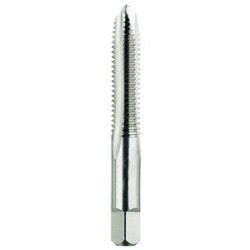 1/4-28 Plug H2 Spiral Point 3 Flutes High Speed Steel Bright Made In U.S.A.