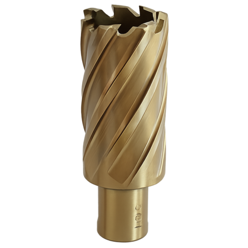 13/16" Diameter  1" Long Annular Cutter Gold Series