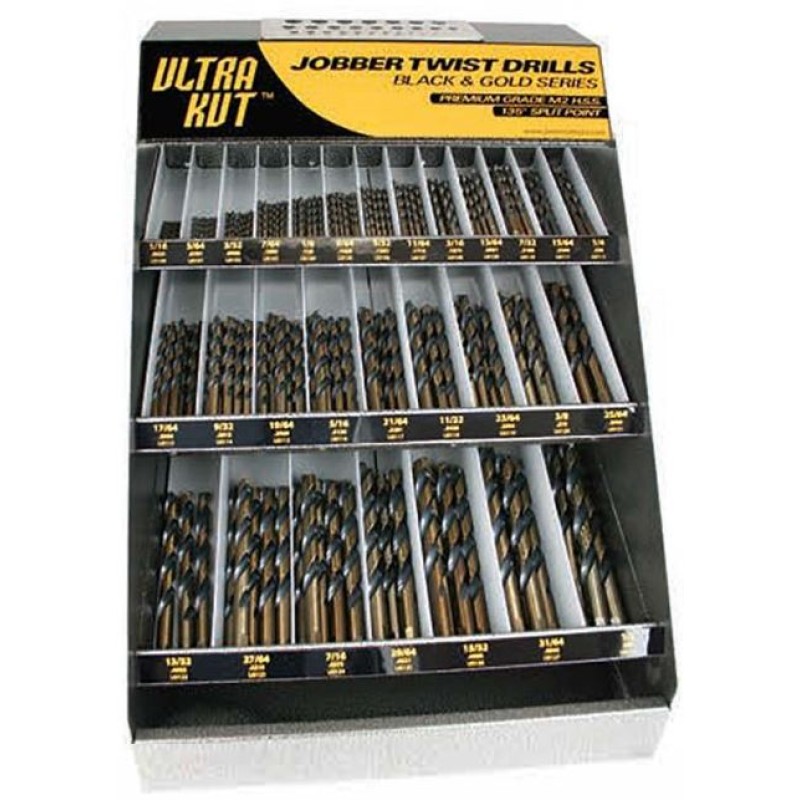 Jobber Drill Bit Ultra-Kut Drill Display 500 Pieces
