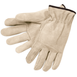 Split Leather Driver Gloves - Medium