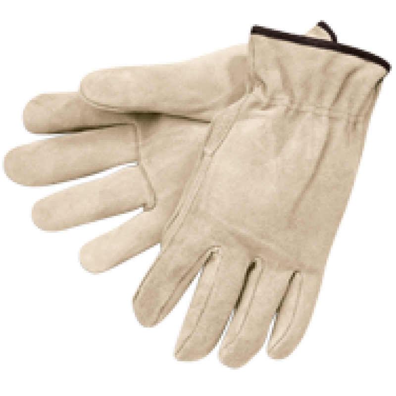 Split Leather Driver Gloves - Medium