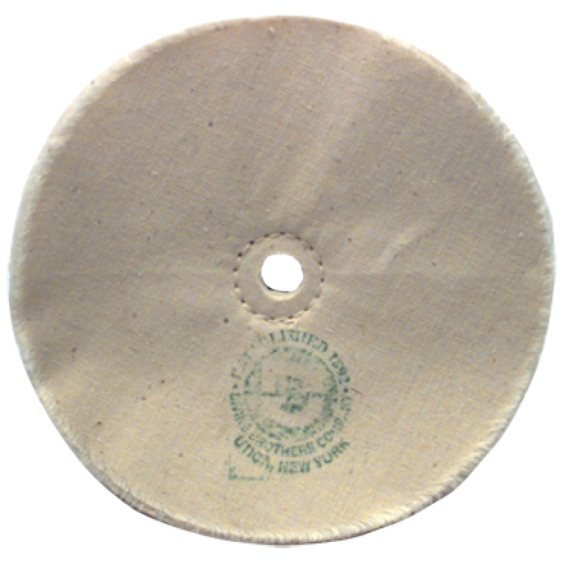 6 x 1/4'' 1/2" Bore (20 Ply) - Cotton Loose Type Buffing Wheel