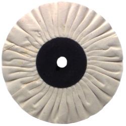 6 x 1/2'' (15 Ply) - Cotton Bias Type Buffing Wheel