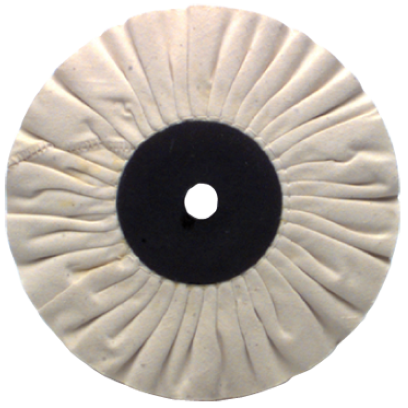 6 x 1/2'' (15 Ply) - Cotton Bias Type Buffing Wheel