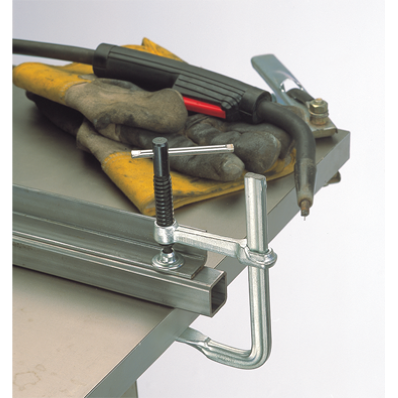 Mighty Mini C-Clamp - 2-1/2'' Throat Depth, 8'' Max Opening