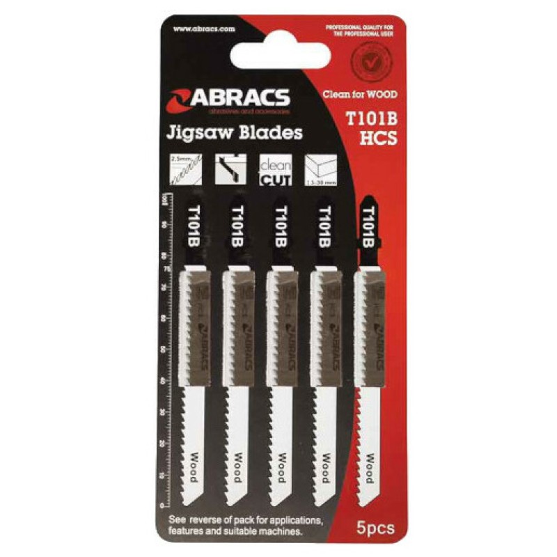 3" Long x 10TPI Extra-Clean Straight Cut (Inverse Toothing) Pack of 5