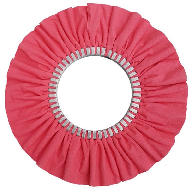 Airway Buffing Wheel - 16 Ply - Red - 12" X 5"