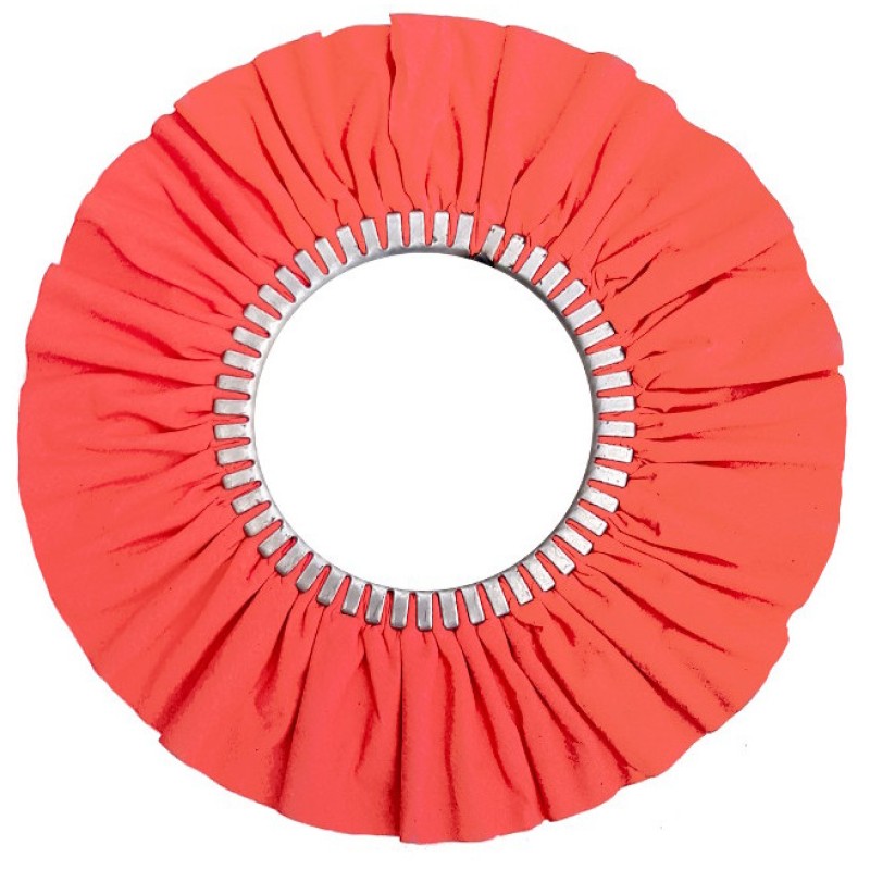 Airway Buffing Wheel - 16 Ply - Orange - 12" X 5"