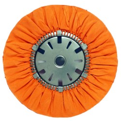 Airway Buffing Wheel - 20 Ply - Orange - Dip Treated - 16" X 7" X 1-1/4"