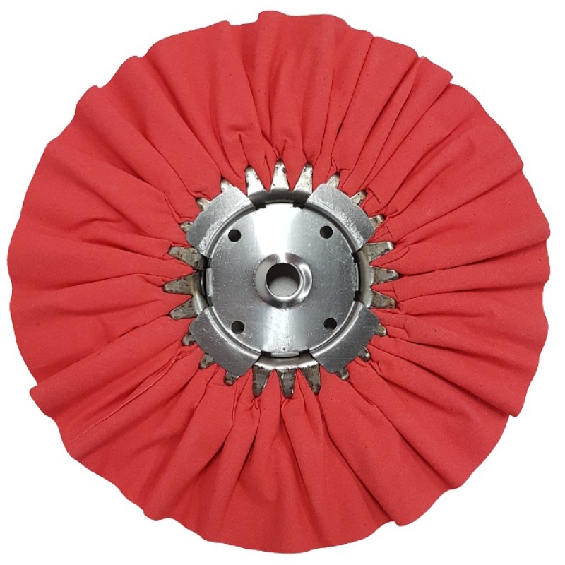 Airway Buffing Wheel - 16 Ply - Red - 10" X 3" X 5/8"