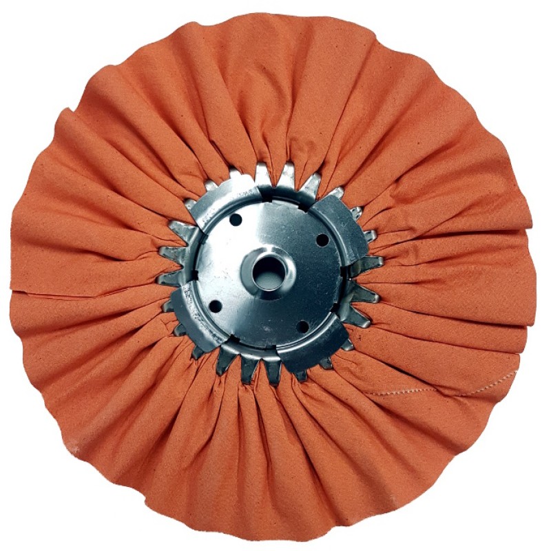 Airway Buffing Wheel - 16 Ply - Orange - 10" X 3" X 5/8"