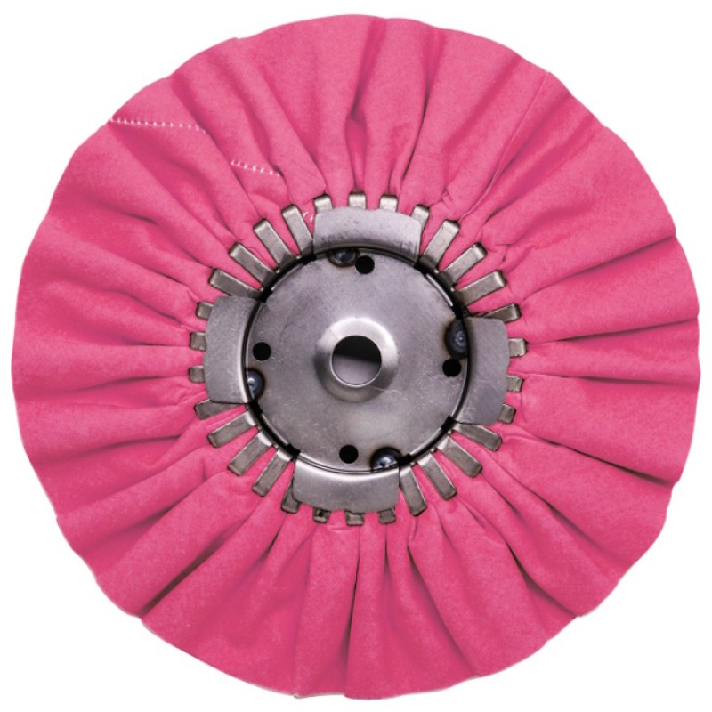 Airway Buffing Wheel - 16 Ply - Pink - 9" X 3" X 5/8"