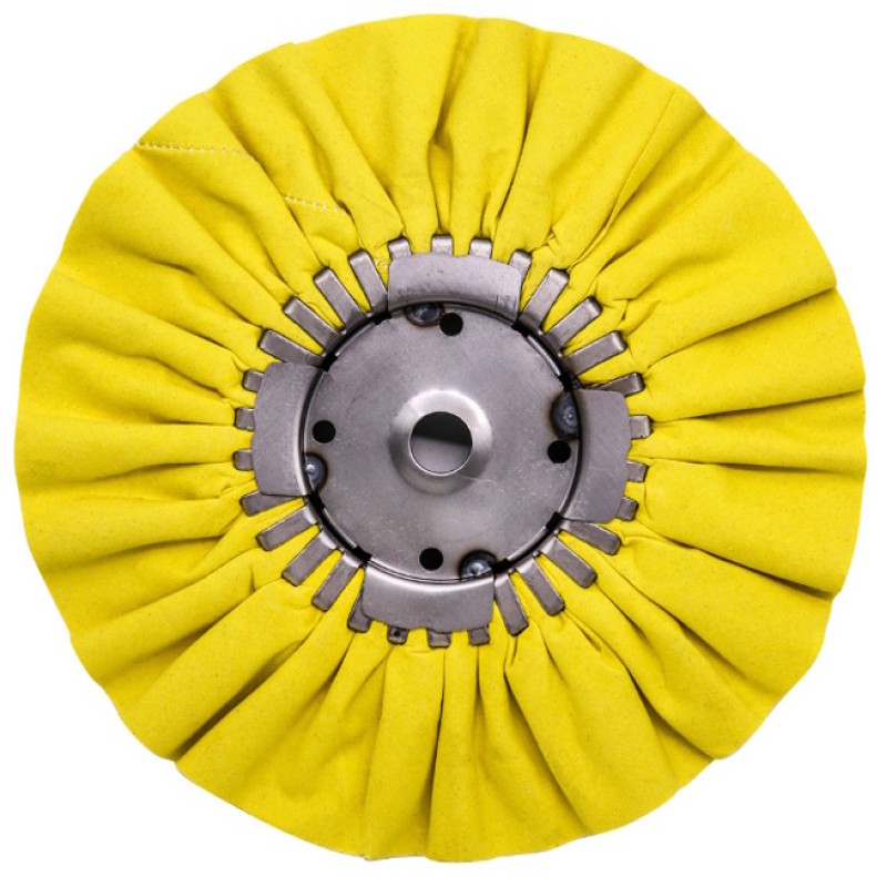 Airway Buffing Wheel - 16 Ply - Yellow - 9" X 3" X 5/8"