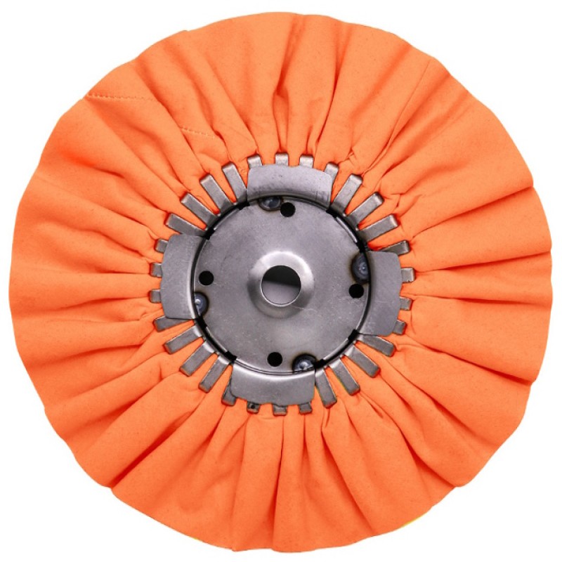Airway Buffing Wheel - 16 Ply - Orange - 9" X 3" X 5/8"