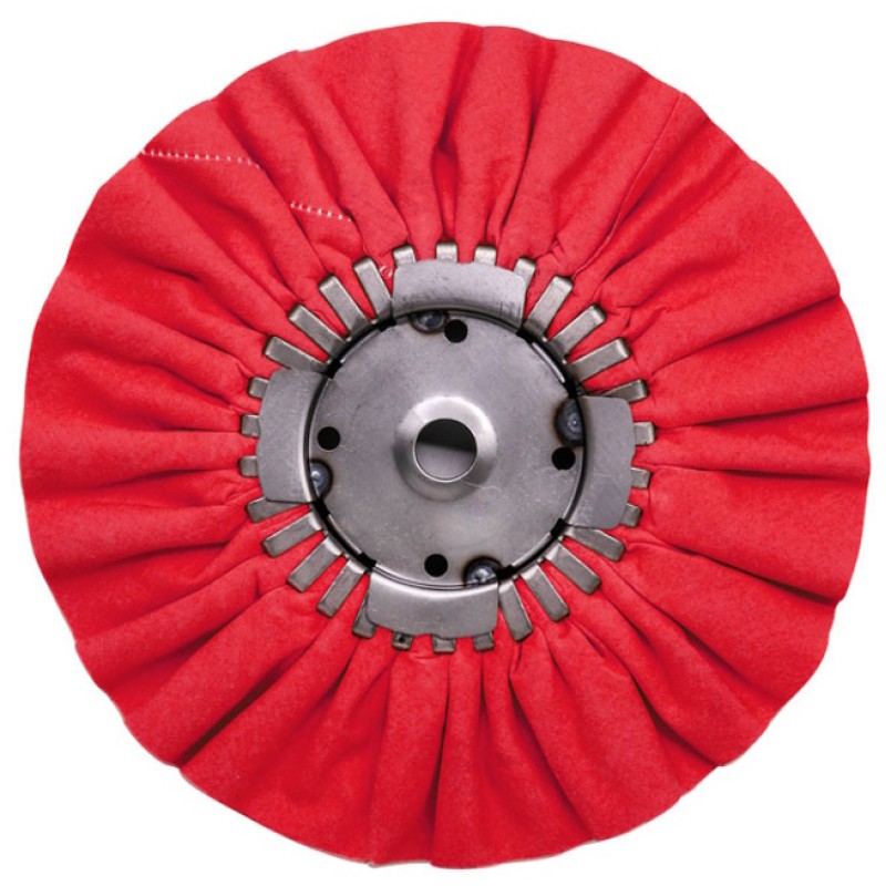 Airway Buffing Wheel - 16 Ply - Red - 9" X 3" X 5/8"