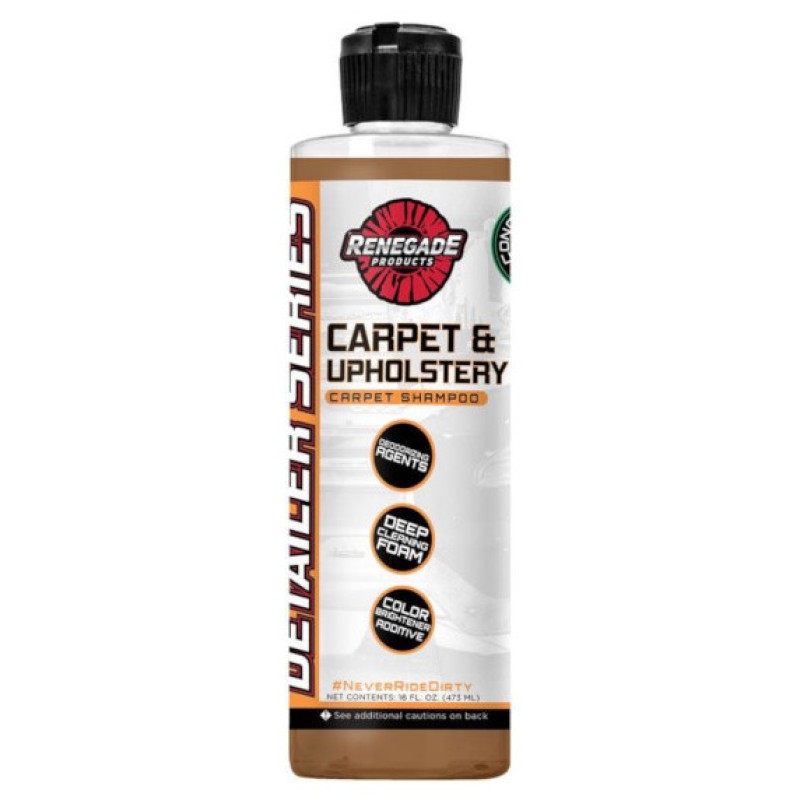 Renegade Detailer Carpet & Upholstery Carpet Shampoo 16oz Bottle