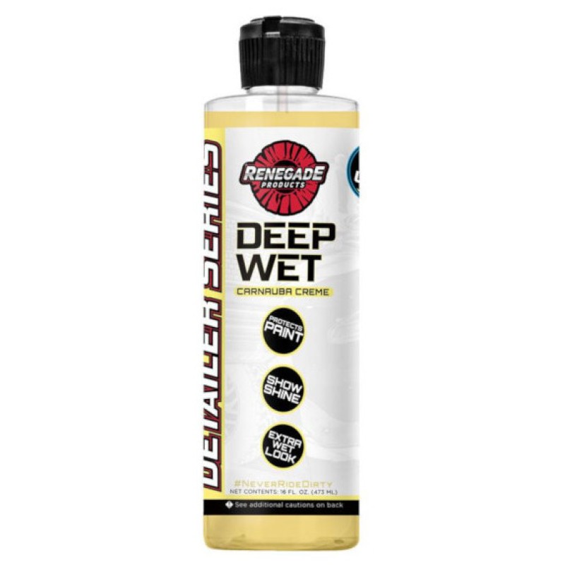 Renegade Detailer Deep Wet Carnauba Crème 16oz Bottle