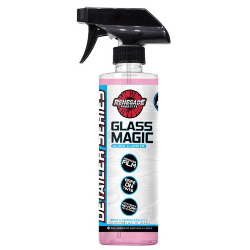 Renegade Detailer Magic Glass Cleaner 16oz Bottle