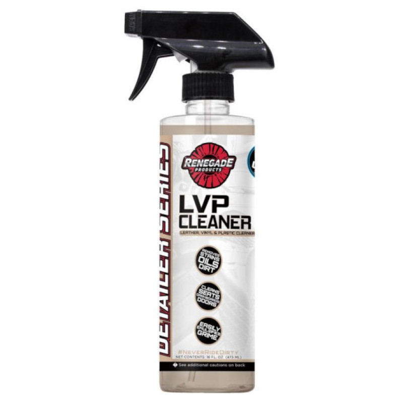 Renegade Detailer LVP Leather Vinyl Plastic Cleaner 16oz Bottle