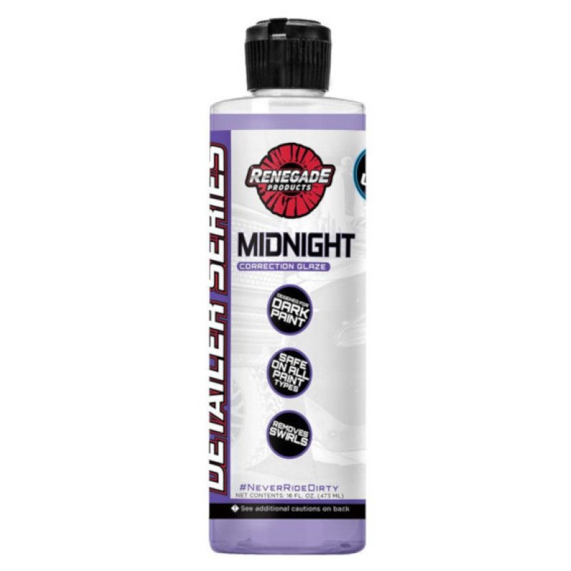 Renegade Detailer Midnight Paint Correction Glaze 16oz Bottle