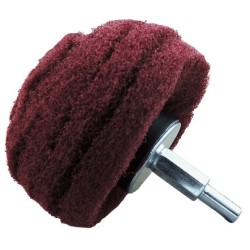 2" Mushroom Scuffing Pad - 1/4" Shank