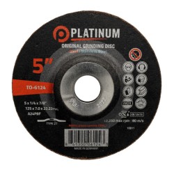 Original Grinding Disc - Type 27 - Steel/SS - AS24PBF - 4-1/2" x 1/4" x 7/8" - 13,300 rpm