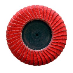 Original Mini Roll-On Curved-Edge Flap Discs - Ceramic - 2" - 120 Grit