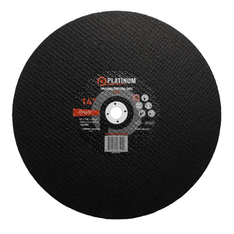 Original Portable Saw Wheel - Type 1 - Steel - A24RBF - 12" x 3/32" x 20mm - 6,400 rpm