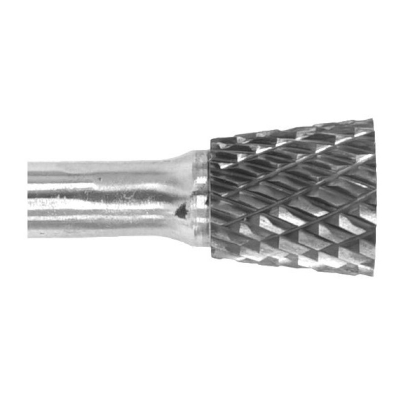 Carbide Burr SN-1 Inverted Cone Shape 1/4" Diameter 5/16" Long 1/4" Shank Double Cut