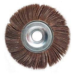 Flap Wheel 10" Diameter x 2" Wide x 1-3/4" Arbor Aluminum Oxide 60 Grit