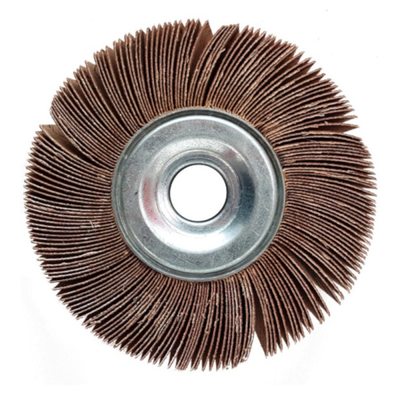 Original Unmounted Flap Wheel - Aluminum Oxide - 6" x 1" - 1" Arbor - 40 Grit
