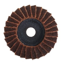 Buff & Blend Flap Disc - Type 29 - Steel/SS/ALU - Non-Woven - 5" x 7/8" - Coarse - 12,250 rpm
