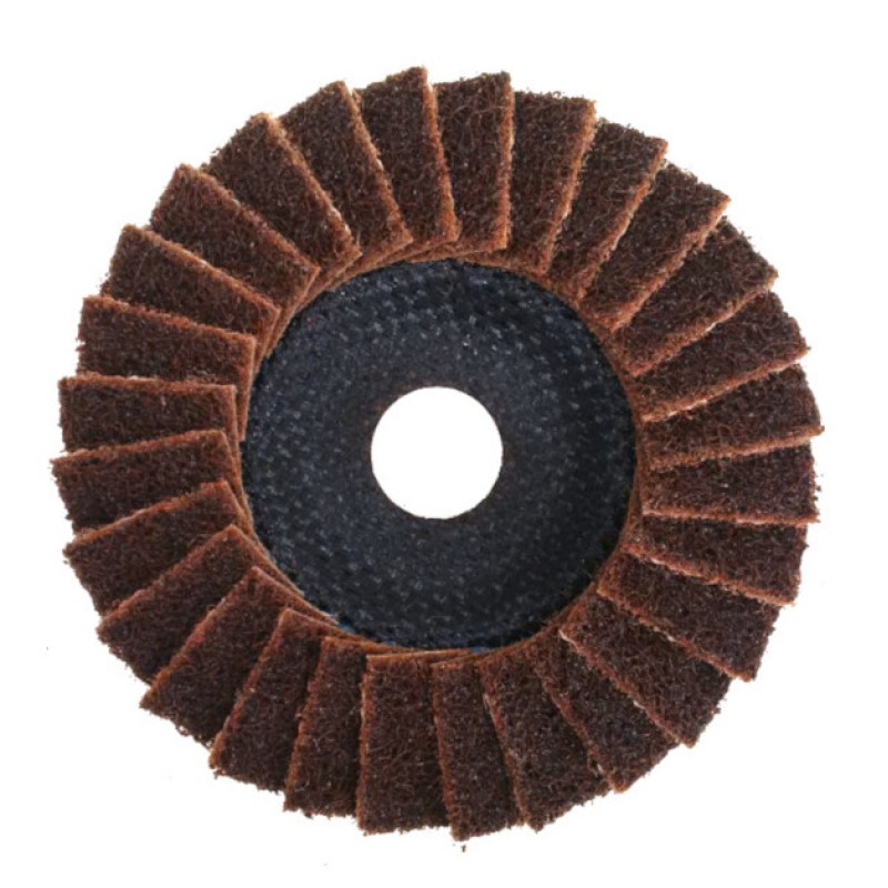 Buff & Blend Flap Disc - Type 29 - Steel/SS/ALU - Non-Woven - 5" x 7/8" - Coarse - 12,250 rpm