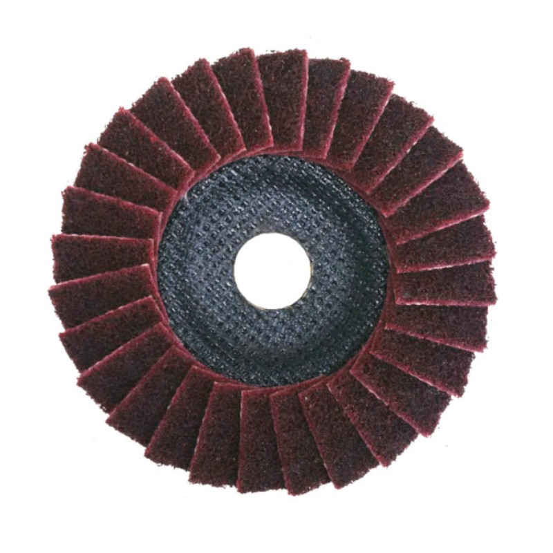 Buff & Blend Flap Disc - Type 29 - Steel/SS/ALU - Non-Woven - 5" x 7/8" - Medium - 12,250 rpm
