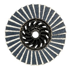 Razor-Ace Flap Disc - Type 27 - Aluminum - ZA - 4-1/2" x 5/8"-11 - 40 Grit - 13,300 rpm