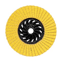 Razor-Flap C3 Disc - Type 27 - Steel/SS/ALU - Ceramic - 4-1/2" x 5/8"-11 - 40 Grit - 13,300 rpm