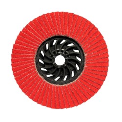 Razor-Flap Disc - Type 27 - Steel/SS/ALU - Ceramic - 7" x 5/8"-11 - 120 Grit - 8,500 rpm