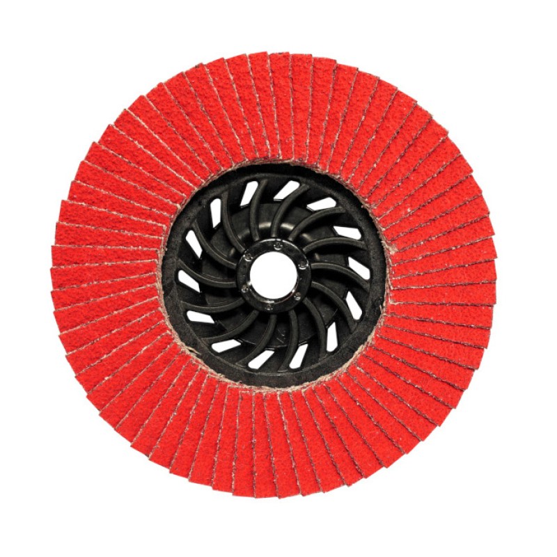 Razor-Flap Disc - Type 27 - Steel/SS/ALU - Ceramic - 7" x 5/8"-11 - 40 Grit - 8,500 rpm