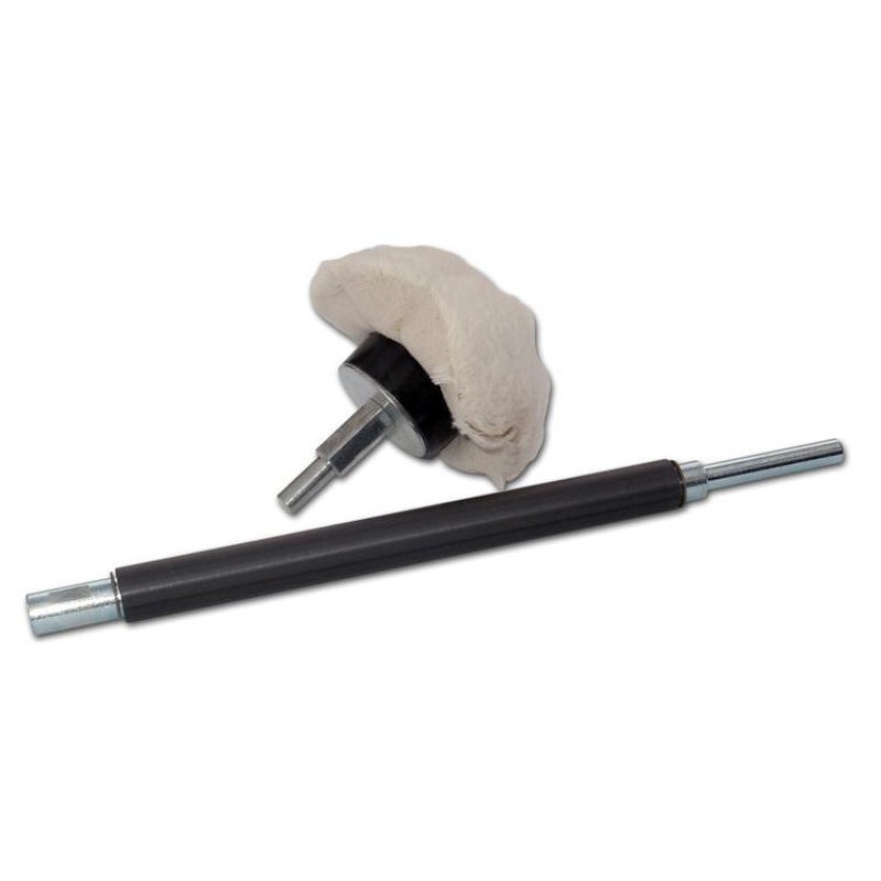 3" Polishing Ball With 8" Extender - 1/4" Shank