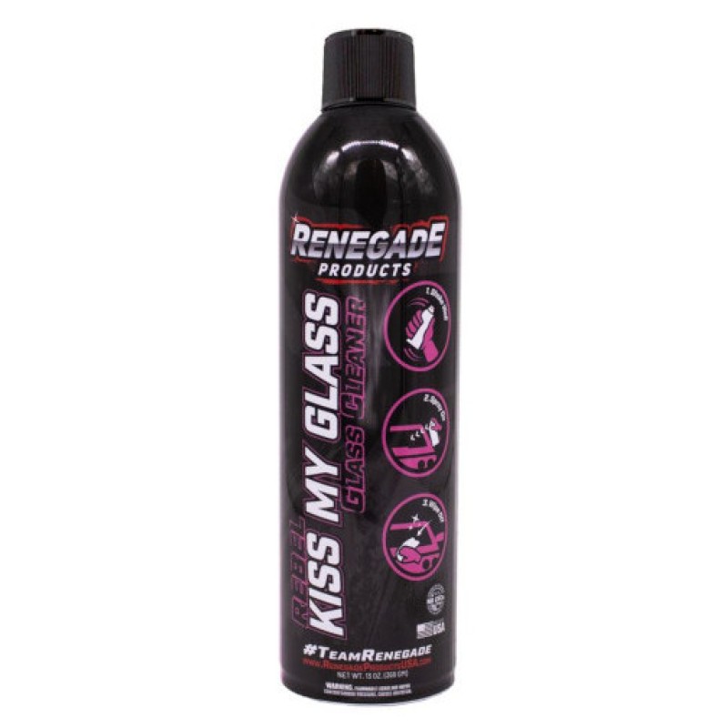 Rebel Kiss My Glass Aerosol Glass Cleaner 13oz