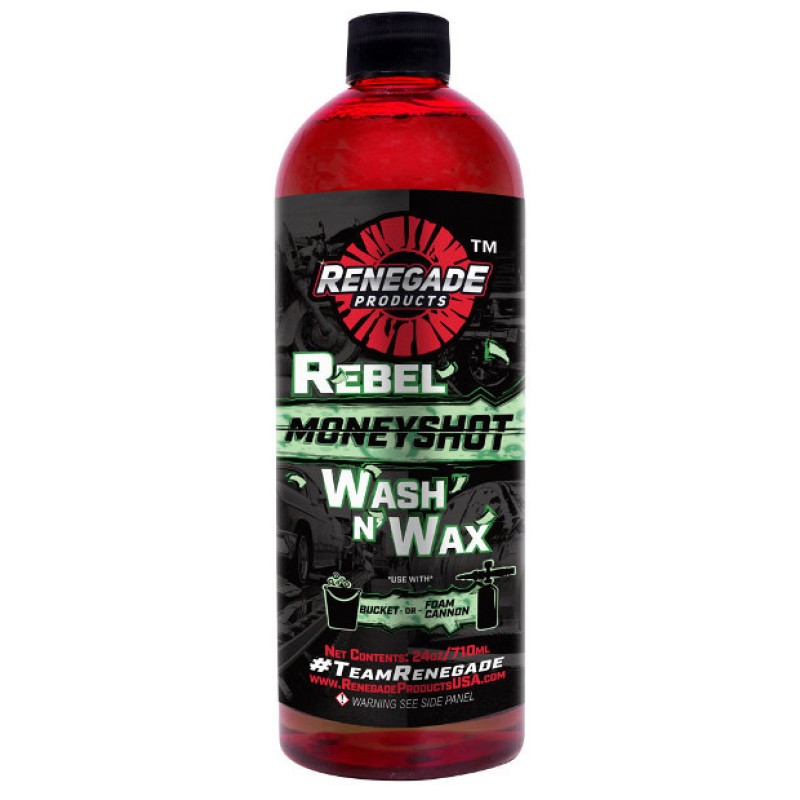 Rebel Moneyshot Wash N' Wax 24oz Bottle