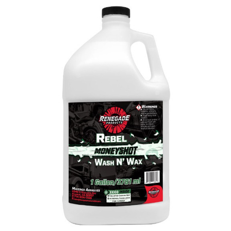 Rebel Moneyshot Wash N' Wax 1 Gallon Bottle