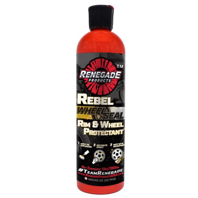 Rebel Wheel Seal 12oz Bottle