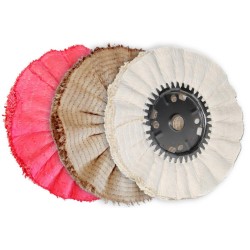 White Sisal Airway Buffing Wheel - 12 Ply - Rs - 10" X 3" X 5/8"