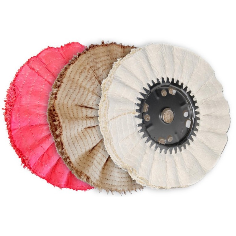 White Sisal Airway Buffing Wheel - 12 Ply - Rs - 10" X 3" X 5/8"