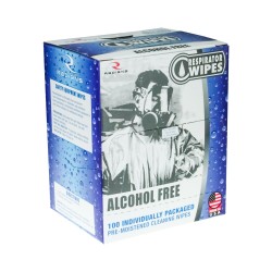 Respirator Refresher Wipes no Alcohol 100/box Radians RWAF-100