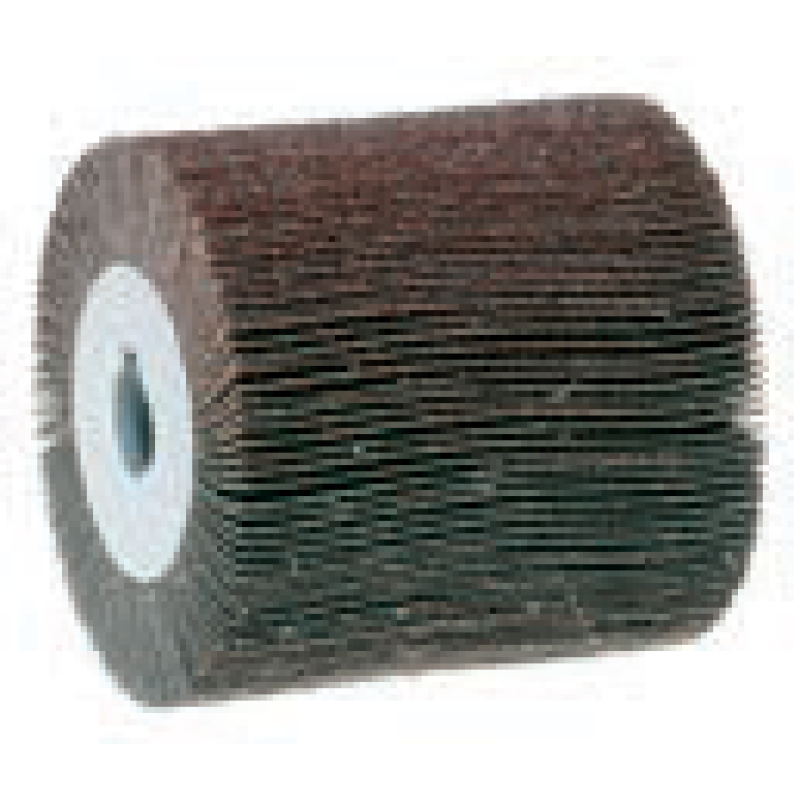 Abrasive Flap Roll 4" Diameter x 4" Long with 3/4" Quad Key 60gr