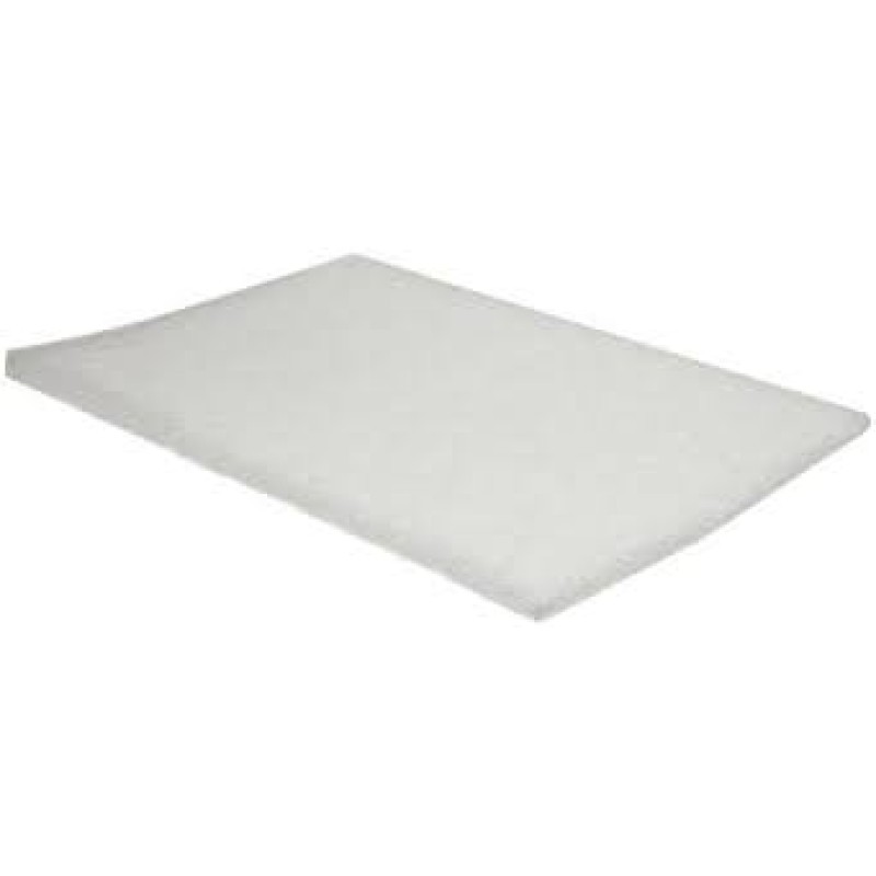 White Abrasive Hand Pad 6" Wide x 9" Long