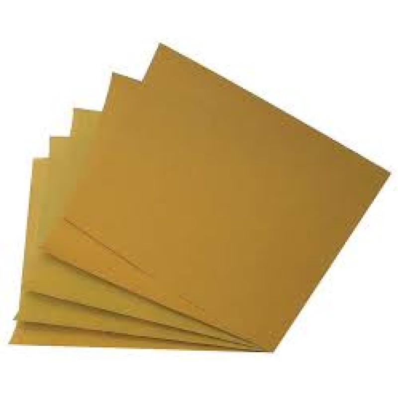 Sanding Sheet 3-1/4" Wide x 5" Long Aluminum Oxide Palm Sander Sheets Velcro 220 Grit
